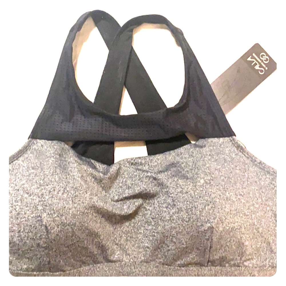 XL Calia high neck peekaboo bra